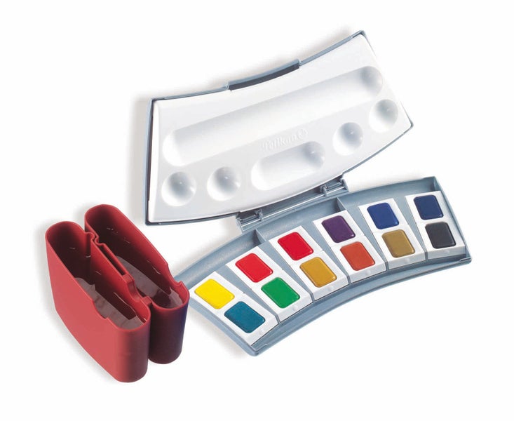 Pelikan Malkasten Aquarell, 12 Farben