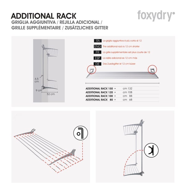 Foxydry Zusätzliches Gitter Details