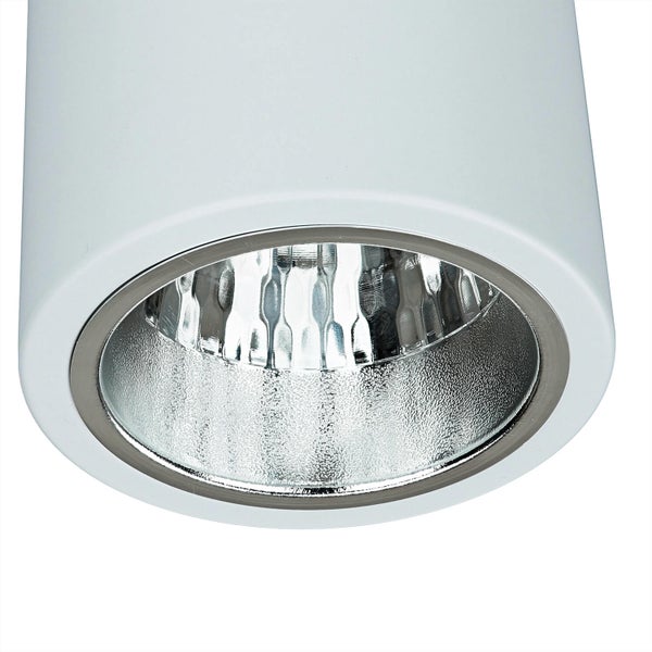 Detailansicht einer runden Einbauleuchte