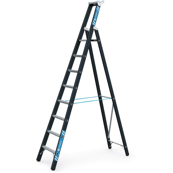 Zarges Leiter mit sieben Stufen