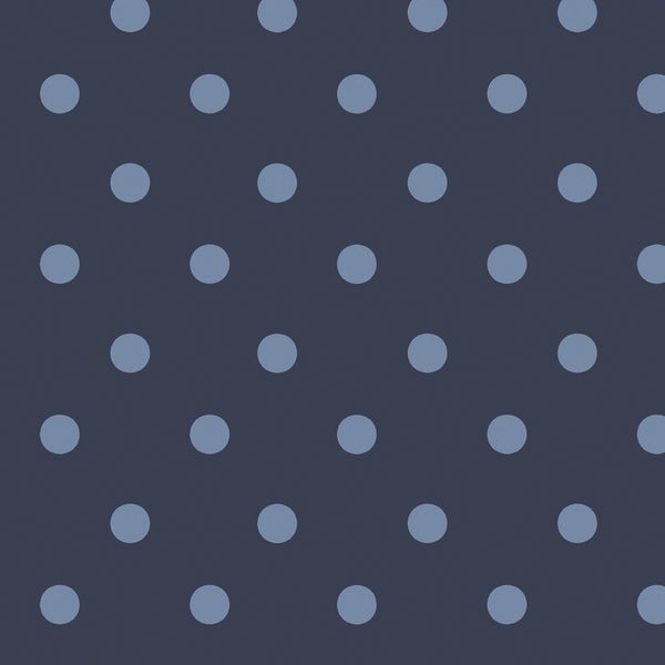 Vliestapete - Button Spot Navy
