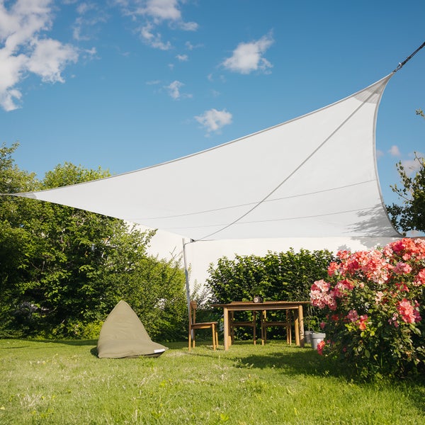 Sonnensegel Wasserdicht White Quadrat 400x400 Cm - Maanta® Ez Breez