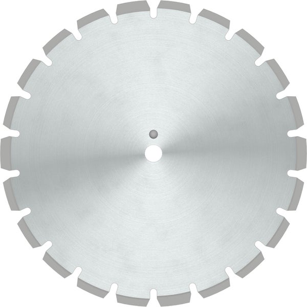 Diamanttrennscheibe mit segmentiertem Rand