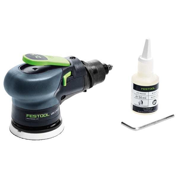 Festool Exzenterschleifer LEX 3 77/2,5 mit Ölflasche und Inbusschlüssel