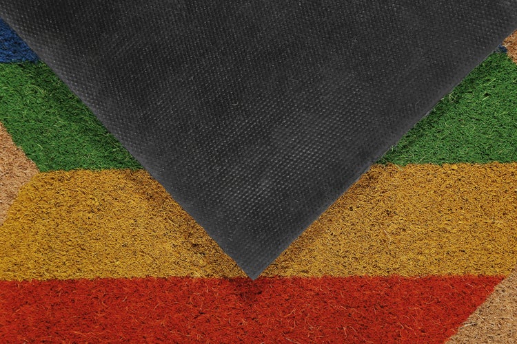 Fußmatte aus Kokosfaser Natur Bunt Home Is Where Your Heart Is WECONhome 45x75 cm