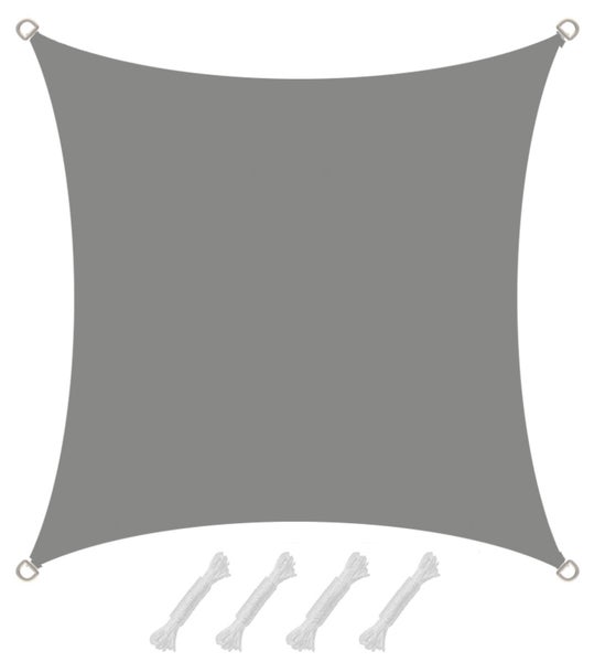 AMANKA 98% UV Schutz: Sonnensegel 2x2m Wasserdicht - Sonnensegel für die Terrasse Segeltuch Sonnenschutz Schattenspender Garten Sonnenschutz Sonnensegel Outdoor Sonnensegel Balkon Segel für Terrasse