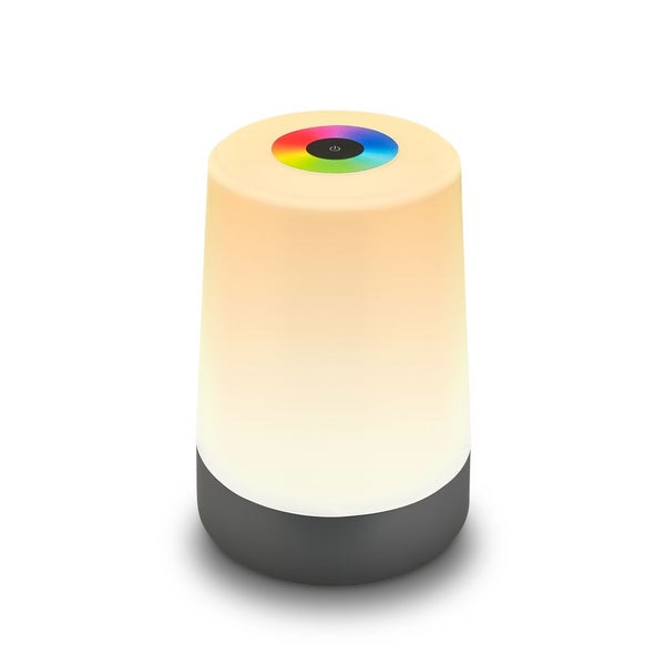 LED Tischlampe Akku LED Tischleuchte Dimmbar Kabellos Touch Terrasse RGB+W