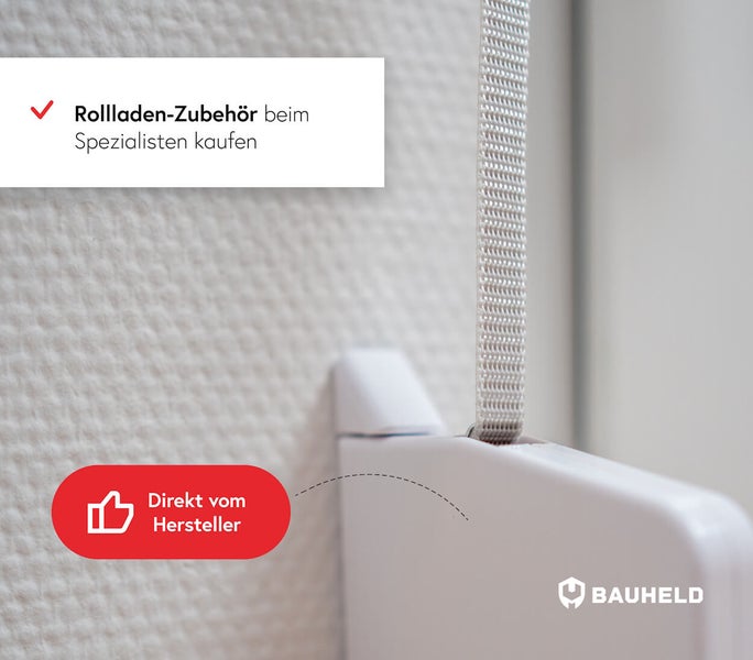 Rollladenzubehör mit Bauheld Logo