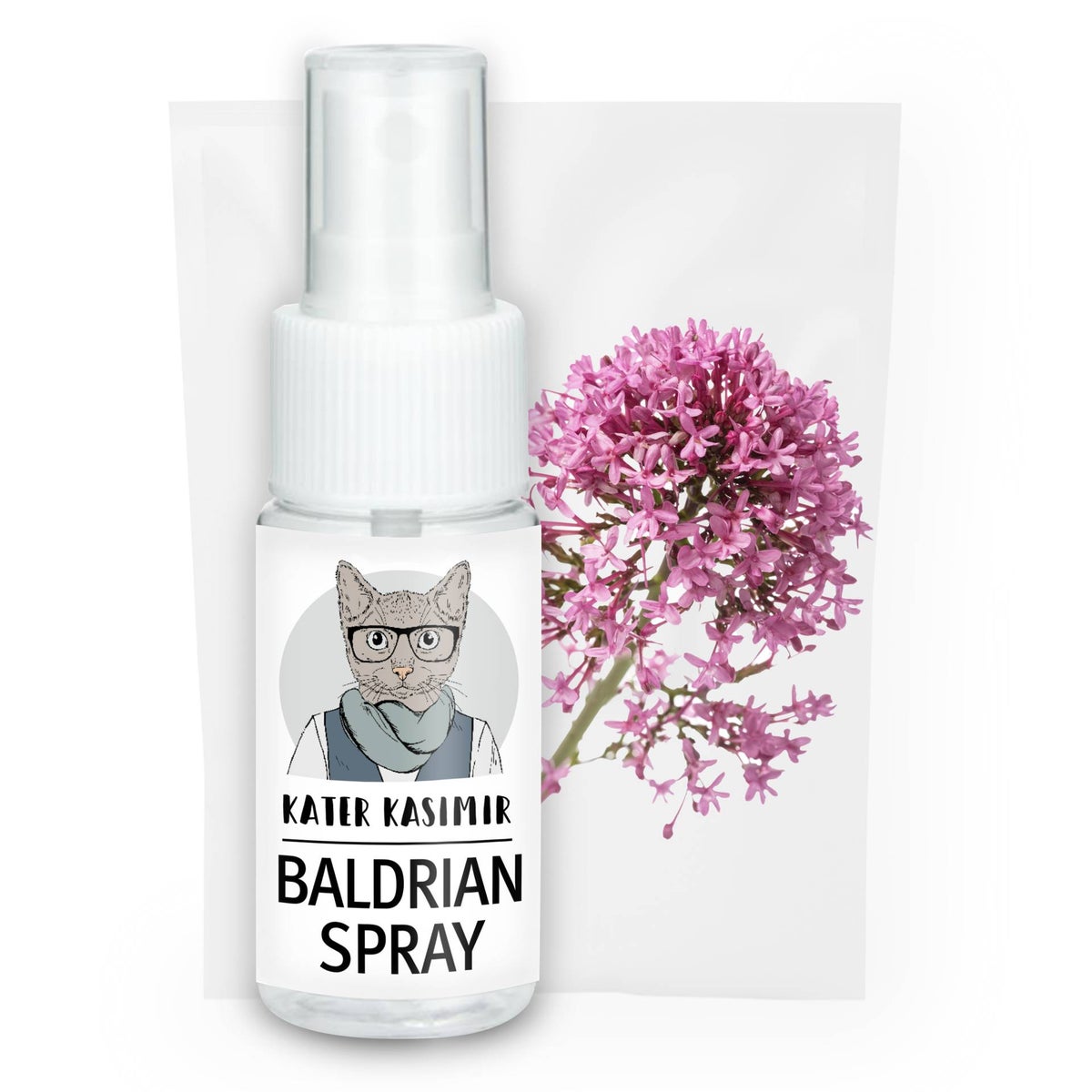 Baldrian Spray für Katzen. Zum Auftragen auf einen Kratzbaum oder auf Katzenspielzeug. Rein natürlich ohne Zusatzstoffe