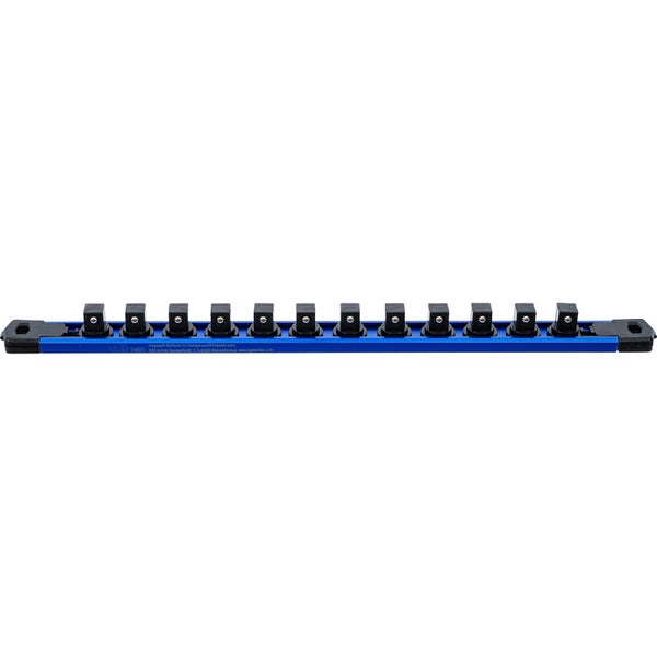 BGS Halteschiene für 12 Steckschlüssel-Einsätze magnetisch für Antrieb 12,5 mm (1/2) - 74551