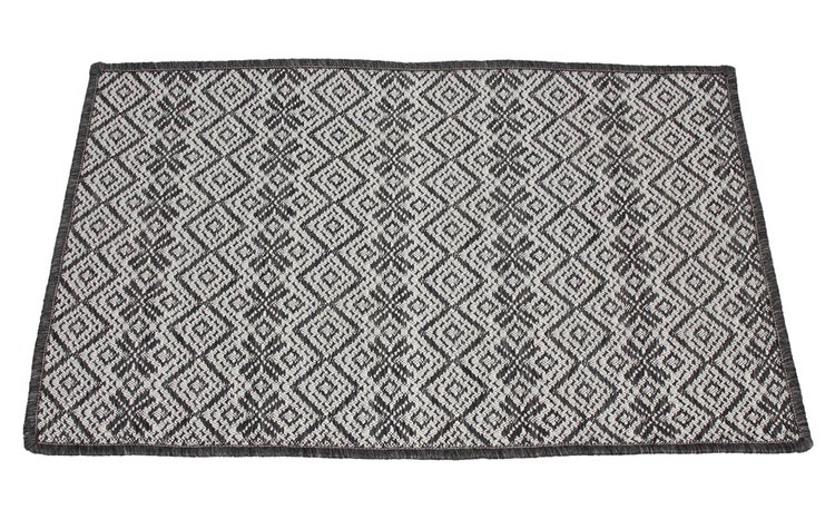 FRANK FLECHTWAREN|Bodenmatte Raute, 50 x 80 cm, POLYPROPYLEN