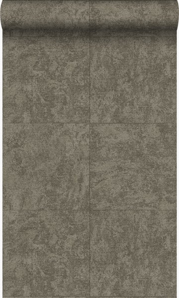 Origin Wallcoverings Tapete Stein-Optik Graubraun - 53 cm x 10,05 m - 347411