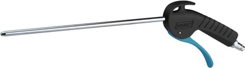 Hazet Ausblaspistole mit langem Düsenrohr und ergonomischem Handgriff für Druckluftanwendungen.