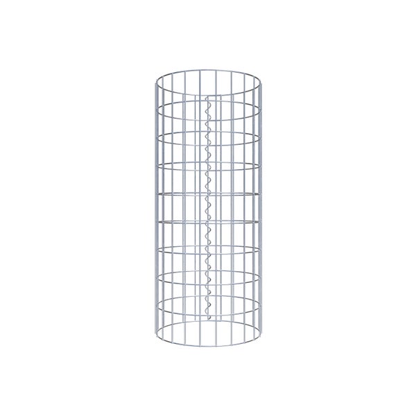 Gabionensäule Durchmesser 37 cm, MW 5 x 10 cm rund - Höhe: 0,90 m