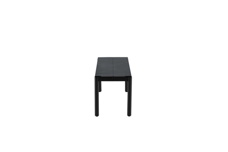 Modena Gartenbank schwarz. 180 X 40 X 35 cm