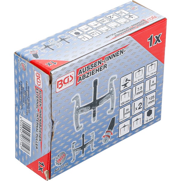 Verpackung eines BGS technic Außen- und Innenabziehers