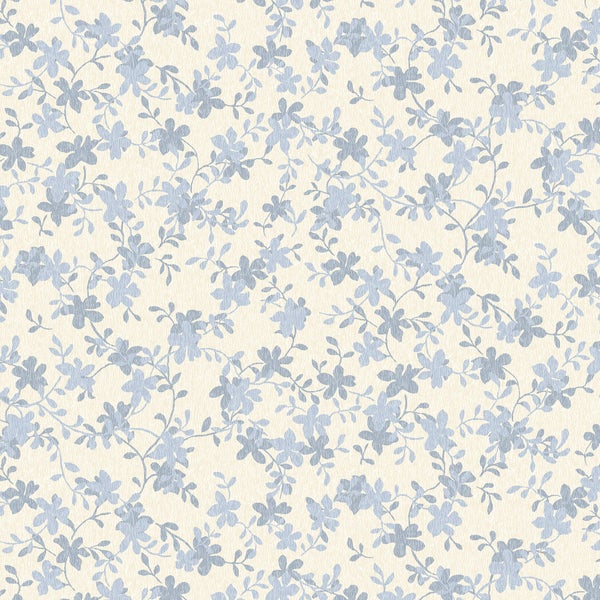 Tapete mit dezentem Blumenmuster für ein stilvolles Wohnambiente