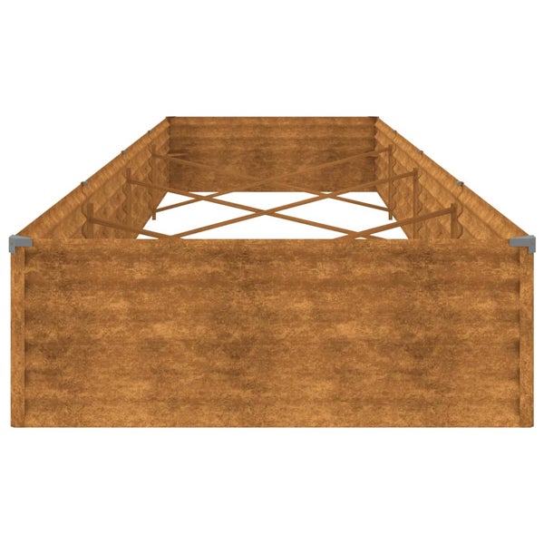 Wandleuchte aus Edelstahl mit Glaselement