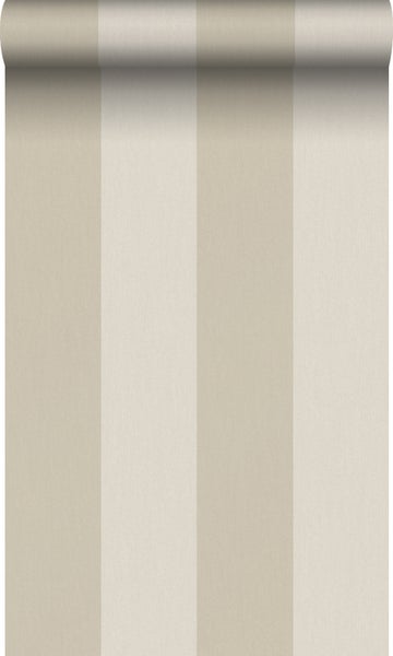 Origin Wallcoverings Tapete Streifen Beigebraun - 53 cm x 10.05 m - 347016