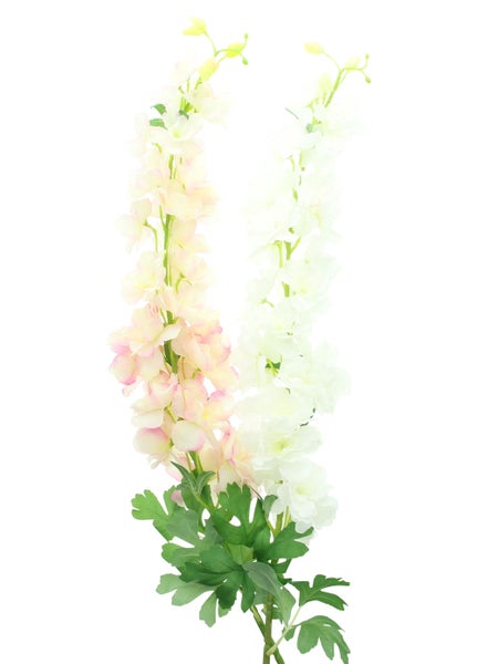FRANK FLECHTWAREN | Kunstblume Feldrittersporn, 2er Set, KUNSTSTOFF, H: 105 cm