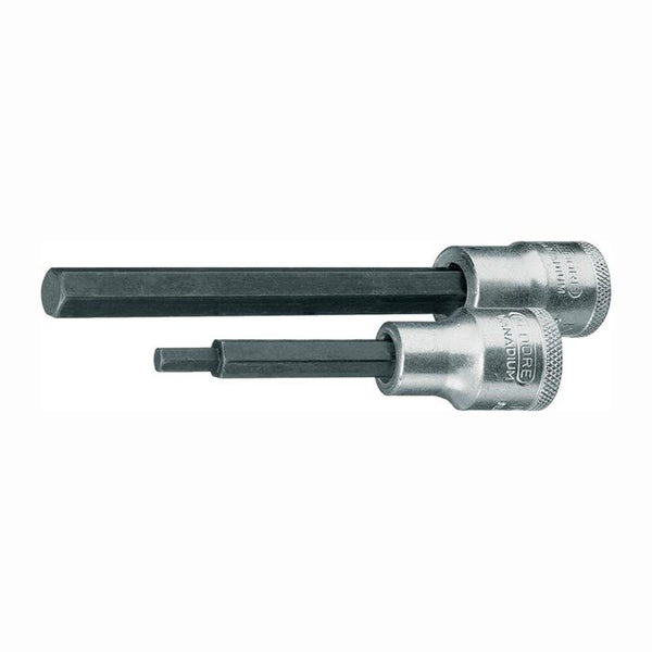 Gedore Steckschlüsseleinsatz IN 19 1/2″ Innen-6-kant SW 5 mm L 60 mm - 6153150