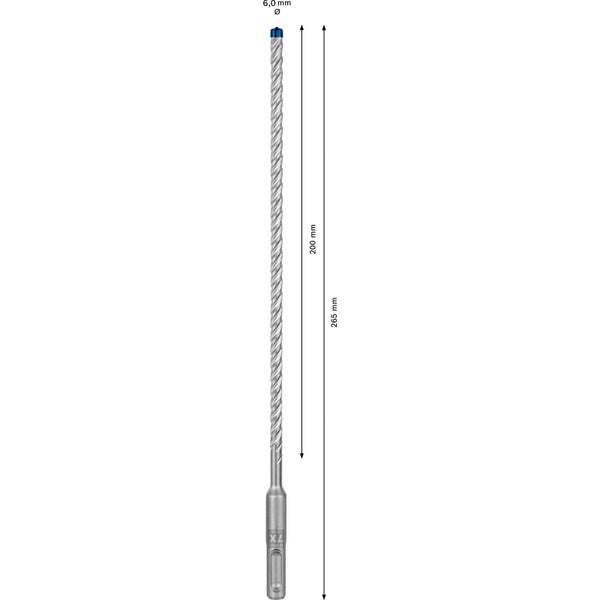 Bosch Expert SDS plus-7X Hammerbohrer 6 x 200 x 265 mm - 2608900074