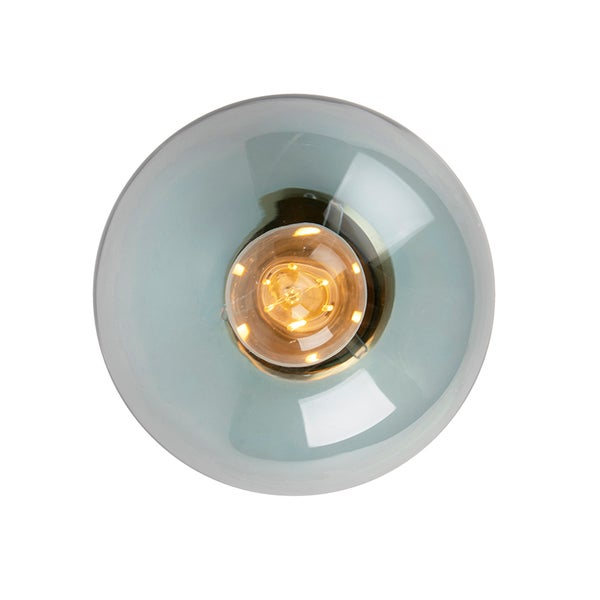 Glühbirne mit runder Glasabdeckung