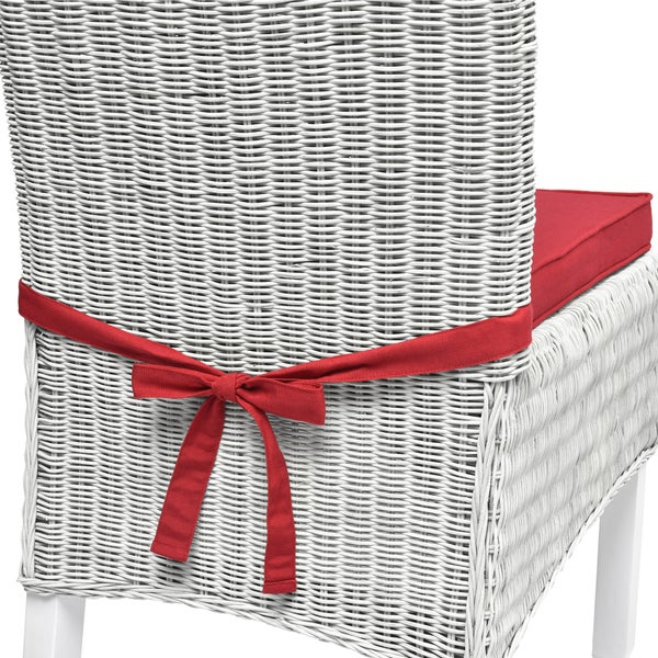 Beautissu Loft SK Stuhlkissen 45x40x5cm Rot (4tlg)