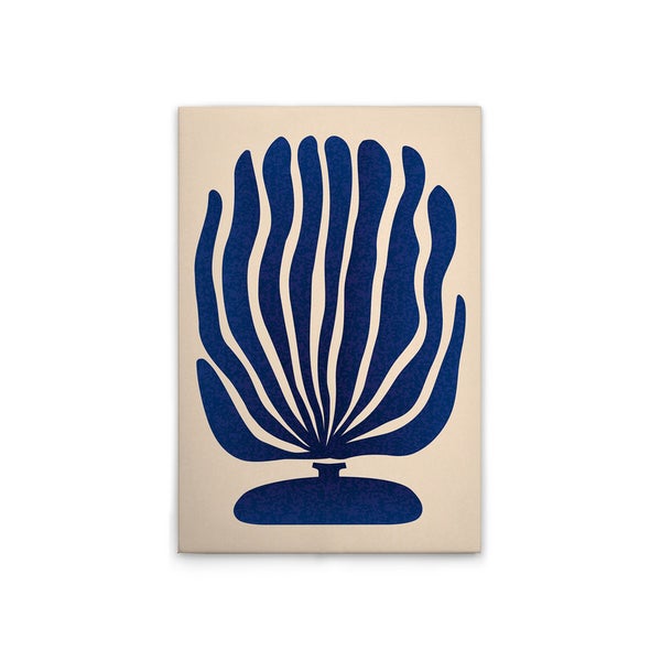 Dekoratives Wandbild mit abstraktem Pflanzenmotiv