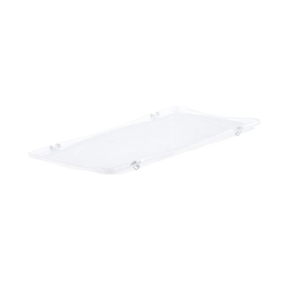 PROREGAL SuperSparSet 8x Transparenter Eurobehälter LightLine mit Offenem Griff und Auflagedeckel HxBxT 22 x 30 x 40 cm 24 Liter Eurobox