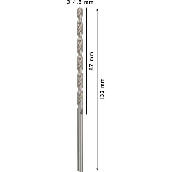 Bosch PRO Metal HSS-G Spiralbohrer 4,8 x 87 x 132 mm - 2608596819