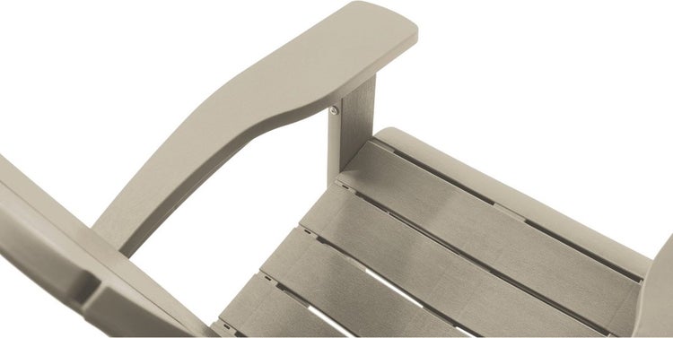 Keter Troy Adirondack Gartenstuhl - 85x80x96,5 cm – Silber