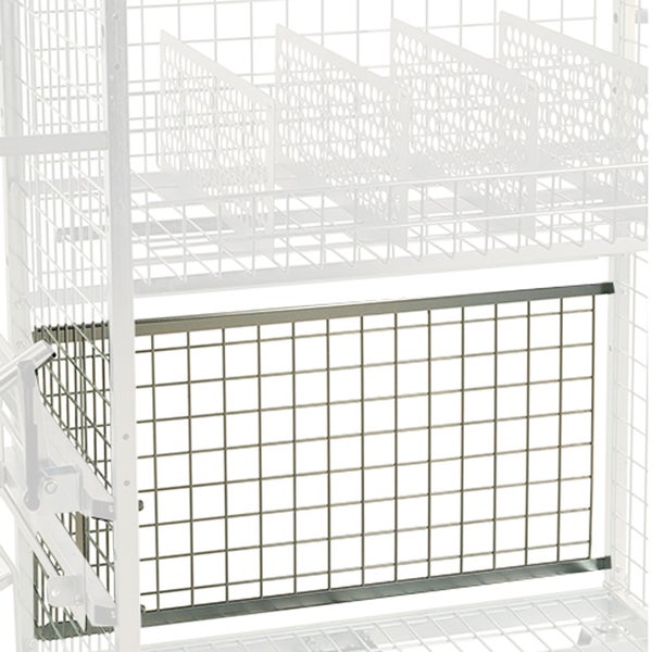 Kongamek Rückwandgitter RS12 890x10x450mm als Zubehör für Kommissionierwagen Modul 300