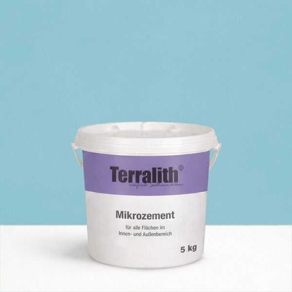 Terralith Mikrozement für den Innen- und Außenbereich, 5 kg Eimer
