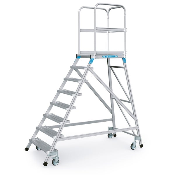 Rollgerüst mit sieben Stufen für den flexiblen Einsatz