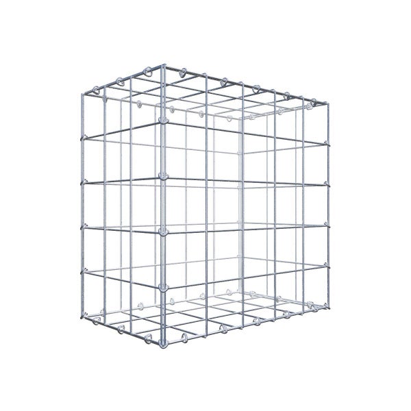 Gabione 50 cm x 50 cm x 30 cm (L x H x T), Maschenweite 10 cm x 10 cm, C-Ring