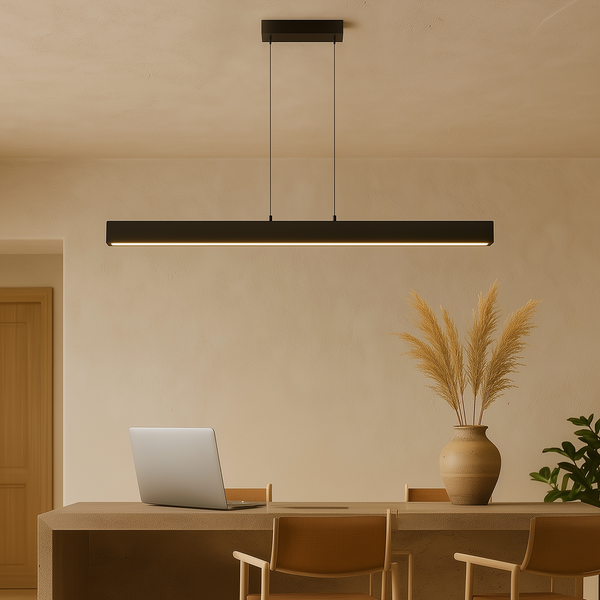 Schwarze Pendelleuchte inkl. LED 3-stufig dimmbar 2700-4000K - Keane
