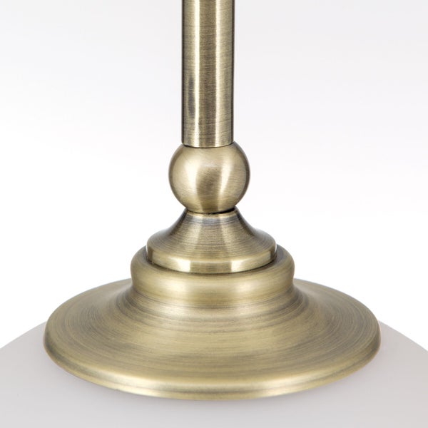 Hängeleuchte Old Style 22cm antik Milchglas