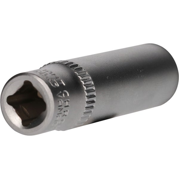 BRILLIANT TOOLS 1/4 Sechskant-Stecknuss lange Ausführung 10 mm - BT020956