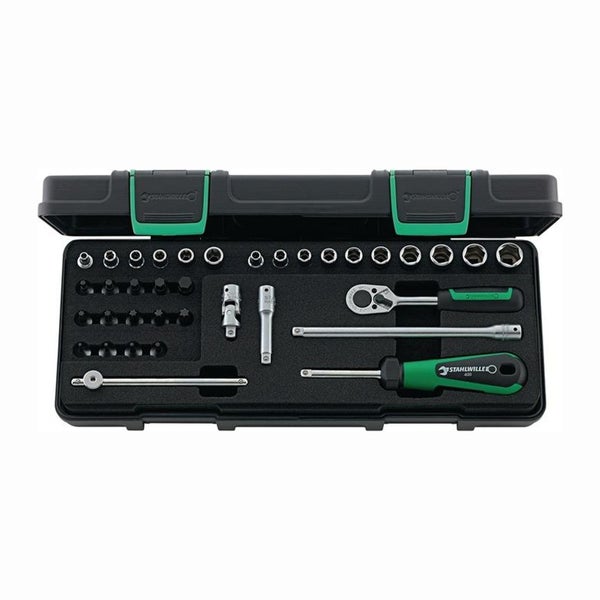 Stahlwille Steckschlüsselsatz 88TX 36tlg. 1/4″ SW 5-13 mm Anzahl Zähne 22 6-kant - 98819801