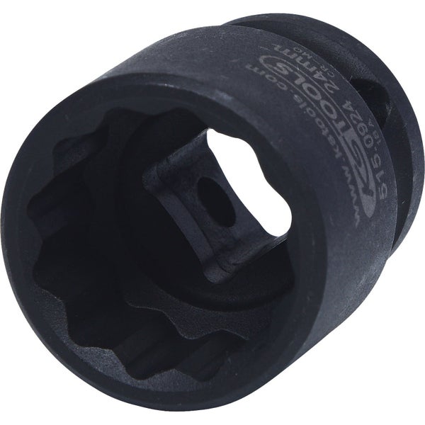 KS TOOLS 1/2 12-kant-Kraft-Stecknuss kurz 24 mm - 515.0924