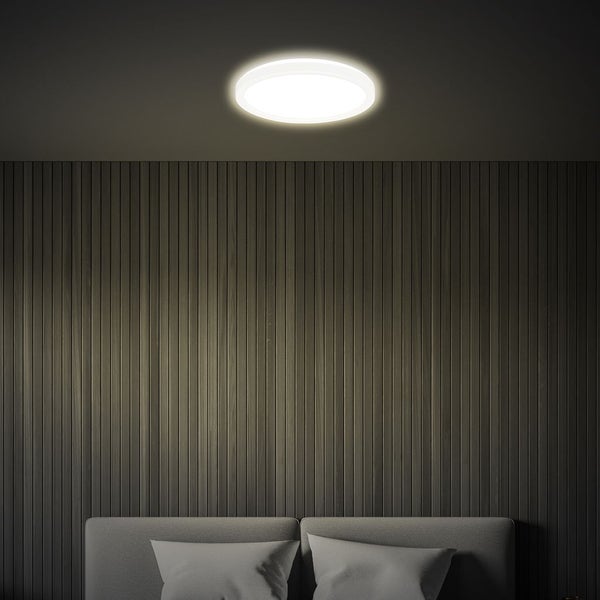 LED Deckenlampe LED Panel Deckenleuchte Flach Indirektes Licht Neutralweiß