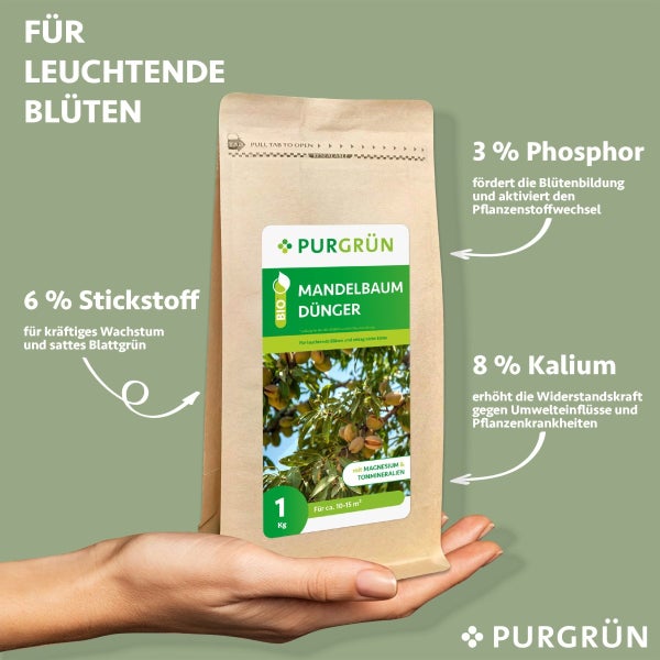 Purgrün Bio-Mandelbaum-Dünger 1 kg