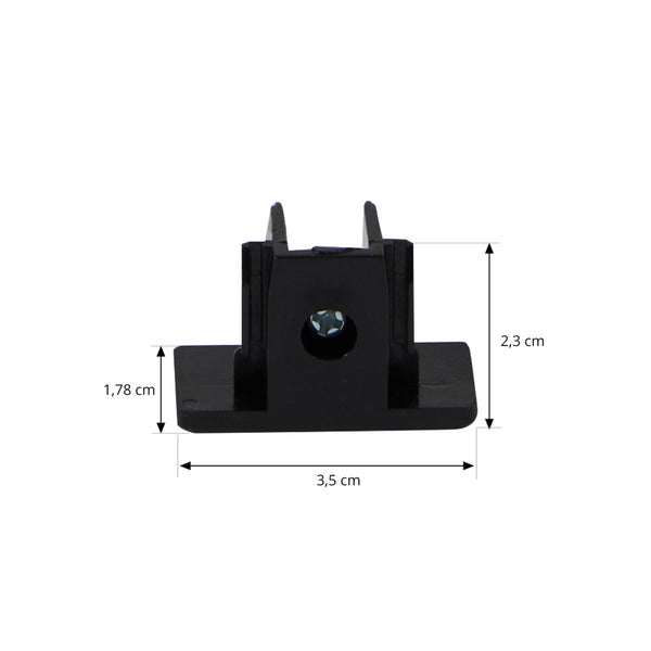 Lindby Stromschienenleuchte Linaro in Schwarz - 1-Phasen Stromschiene, Stromschienenstrahler