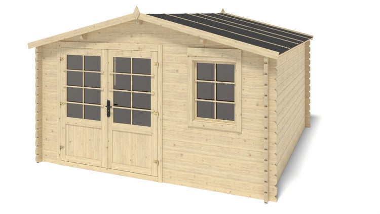 Gartenhaus, Gerätehaus 15,21m2 - 3,90x3,90m - 40mm