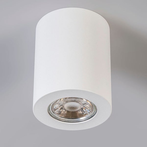 Deckenleuchte aus Metall in Zylinderform