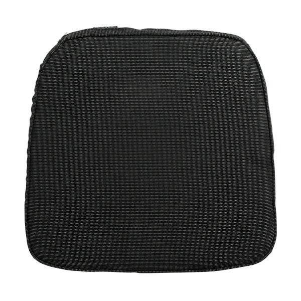 Sitzkissen Wicker Rib schwarz - Ca. 48x48 cm - 4er-Set