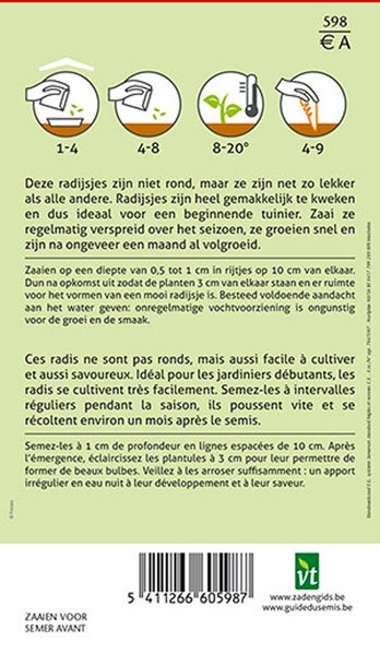 Informationen zur Aussaat von Radieschen