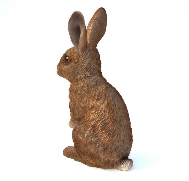 Dekofigur Gartenfigur Hase 10 x 14 x 27 cm