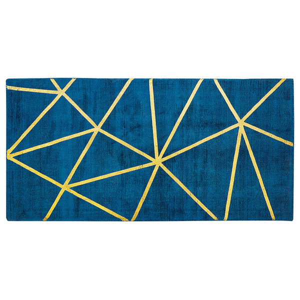 Teppich HAVZA Blau 80 x 150 cm Viskose